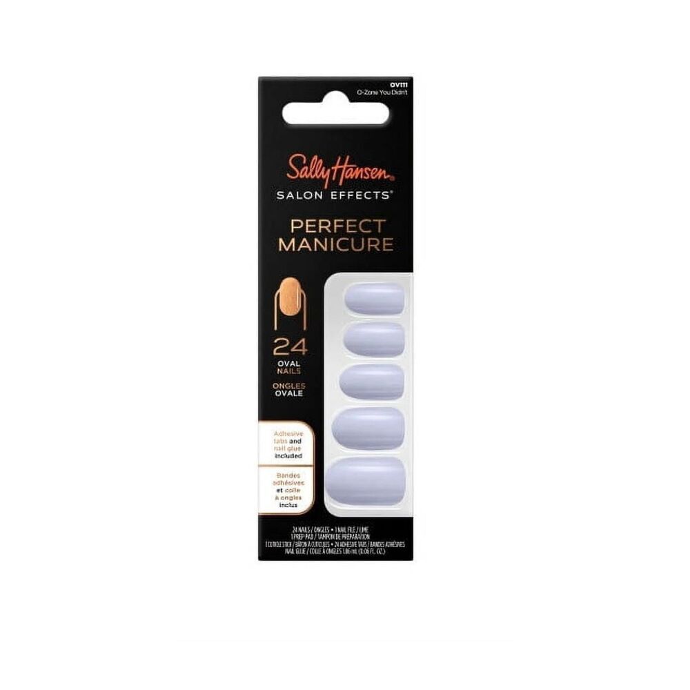 Sally Hansen Salon Manicure 24 Press on Nails With Glue O Zone You Didn’t Oval P
